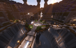 Minecraft building Главная крепость спавна