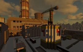 Minecraft building ЧАЭС