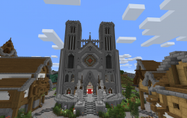 Minecraft building Spawn Cathedral