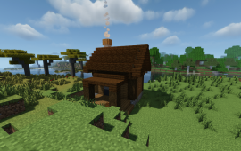 Minecraft building Дом жителя