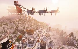 Minecraft location SoftSlayer Christmas Village
