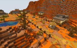 Minecraft location Sunburnt Village