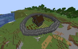 Minecraft building xewee's and wiiwas' base