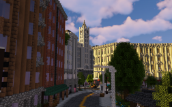 Screenshot of Minecraft server BusinessCraft