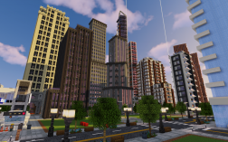 Screenshot of Minecraft server BusinessCraft