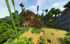 Minecraft building Jungle House