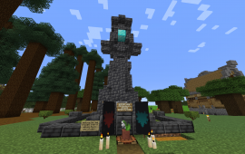 Minecraft building Monument