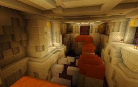 Minecraft location Desert Palace Dungeon