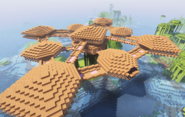 Minecraft building Tree House