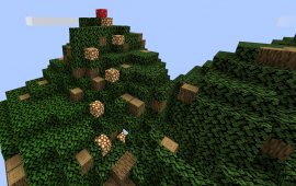Minecraft building Parkour Tree