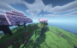 Minecraft location Sakura Paradise Island