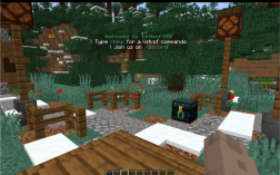 Screenshot of Minecraft server TetherSMP