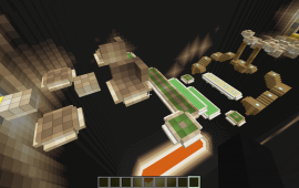 Minecraft location Assault Course parkour-minigame Hells Teeth arena