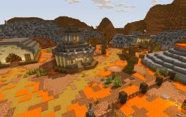 Minecraft location Sunburnt Village