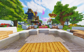 Minecraft building Lobby и spawn сервера MasedWorld