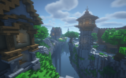 Screenshot of Minecraft server Raidstone