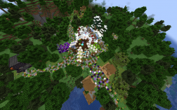 Screenshot of Minecraft server ValerMC