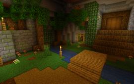 Minecraft location Forest Temple Dungeon