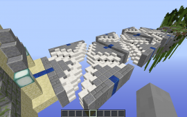 Minecraft location Assault Course parkour-minigame Blaze Of Glory arena