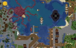 Minecraft location Docks at FloCraft Spawn