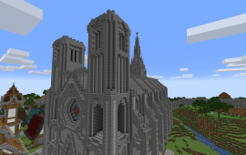 Minecraft building Spawn Cathedral