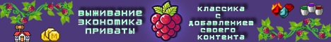 Banner of Minecraft server Малинка