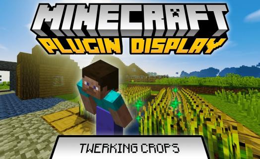 Showcase of the Twerking crops plugin, used to accelerate crop growth on Barbercraft