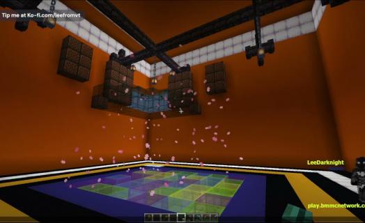 Pre-view of dance area still under construction