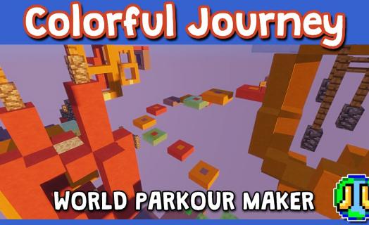 Sample user made custom parkour level from World Parkour Maker